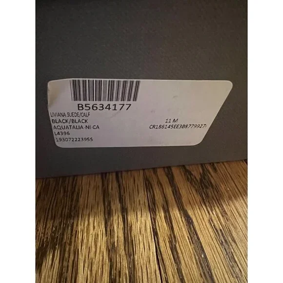 NEW AquataliaLiviana Hiker Bootie Black Suede Sz 11